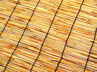 arkaplan için kahverengi bambu paspas dokusu       