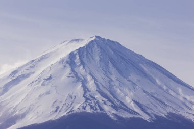 Japonya 'daki Fuji Dağı' nın güzel manzarası