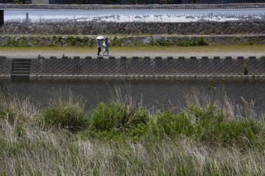 Isuzugawa, Japonya Oharai-Cho Caddesi manzarası