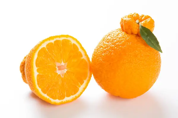 Oranges Fruits Isolated White Background — Stock Photo, Image