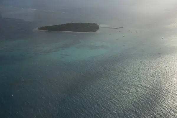 Luftaufnahme Der Schönen Türkisfarbenen Meeresoberfläche — Stockfoto