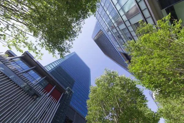 Osaka şehrindeki modern binalar, Japonya