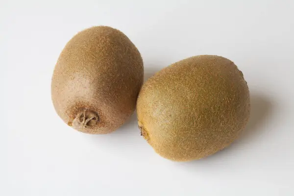Kiwi Owoce Białym Tle — Zdjęcie stockowe