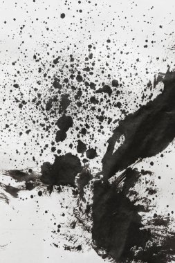 siyah mürekkep lekeleri, soyut arkaplan 