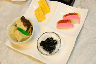 Enfes Asya yemeklerine yakın çekim