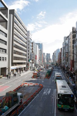 Kentsel zemin, modern şehir manzarası 