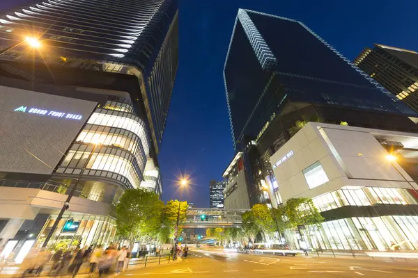 Osaka Şehrindeki Modern Binalar Japonya — Stok fotoğraf