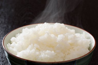 Lezzetli Asya yemekleri. Yakın çekim.