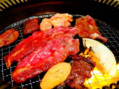 Geleneksel Japon mutfağı yakın çekim görüntüsü