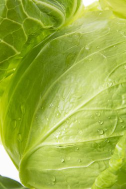 Su damlalı lahana, yiyecek arka planı