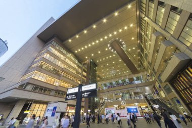 Osaka şehrindeki modern binalar, Japonya