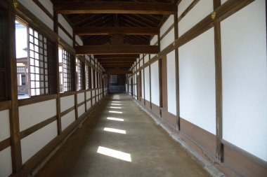 Japon şehrinin geleneksel tarihi mimarisi