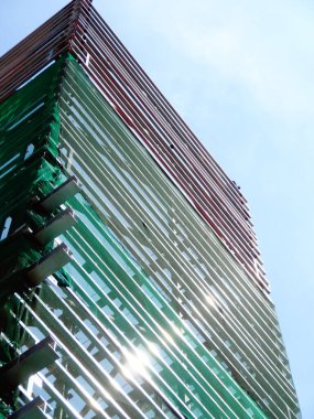 Şehir inşaatı altında inşaat alanı