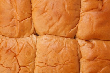 Lezzetli, taze ekmek arka planda, yakın plan