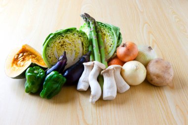 Çeşitli organik sebzeleri kapatın. sağlıklı yiyecekler