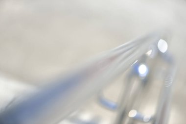 Metal parapetin soyut arkaplanı