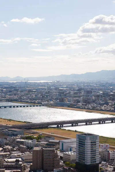 Vackra Stadsbilden Osaka Stad Japan — Stockfoto