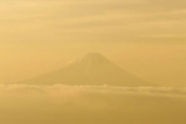 Hermoso Paisaje Con Montaña Fuji Las Nubes —  Fotos de Stock