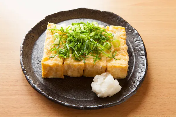 stock image Agedashi Tofu. Deep Fried Tofu in Tsuyu Broth. Asian food