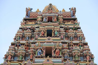 Sri mahamariamman hindu Tapınağı kuala Lumpur, Malezya.