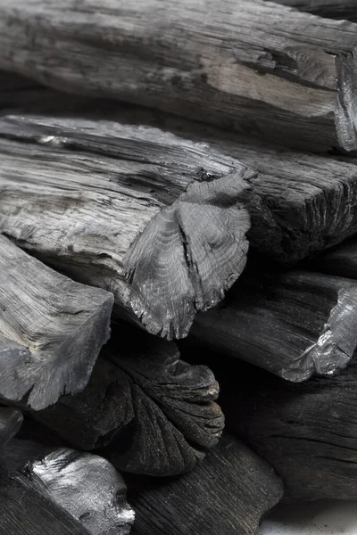 Kömür Çubukları Odun Çubuklarının Yakın Plan Görüntüsü — Stok fotoğraf