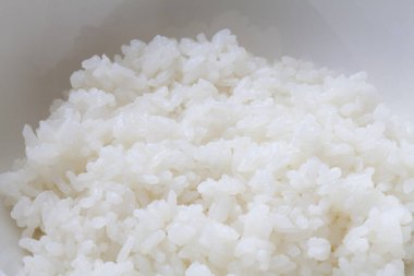 haşlanmış pirinç yakın çekim