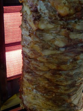 Türk geleneksel Türk kebabı.