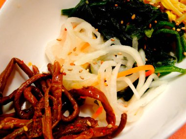 Geleneksel Japon mutfağı yakın çekim görüntüsü