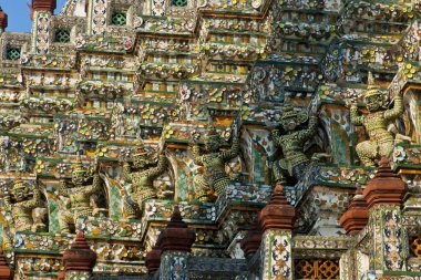 Bangkok, Tayland 'daki Wat Pho Tapınağı (Yaslanan Buda Tapınağı).