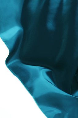 Beyaz arkaplanda güzel kumaş dokusu.         