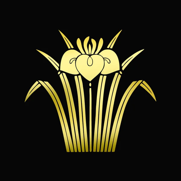 Ikona Logo Kwiatka — Zdjęcie stockowe
