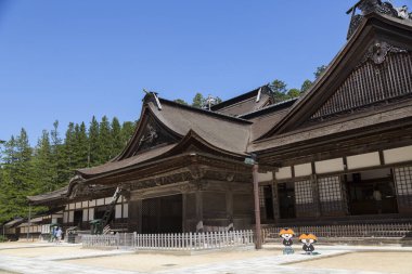Kongobu-ji Danjo Garan bölgesindeki tapınak, Koyasan, Koya, Ito Bölgesi, Wakayama, Japonya 'daki tarihi Budist tapınağı kompleksi.
