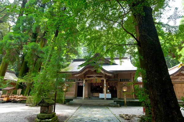 Takachiho Kegyhely Takachiho Jinja Shinto Szentély Szentelt Takachihosumegami Jisshyadaimyoujin Takachiho — Stock Fotó