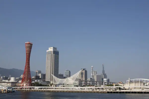Utsikt Över Port Kobe Japan — Stockfoto
