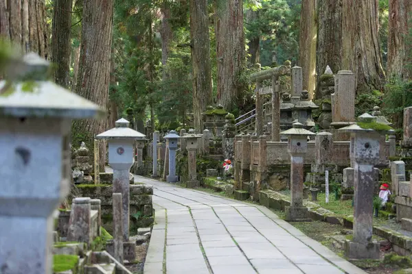 Okunoin Antico Cimitero Buddista Koyasan Giappone — Foto Stock