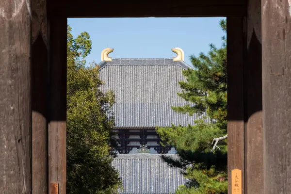 Great Buddha Hall Toudaiji Temple — Stock Photo, Image