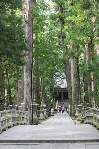 Okunoin Antigo Cemitério Budista Koyasan Japão — Fotografia de Stock
