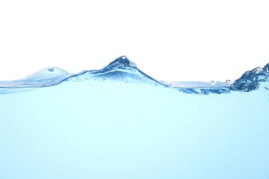 Beyaz arkaplanda su sıçraması izole edildi                 