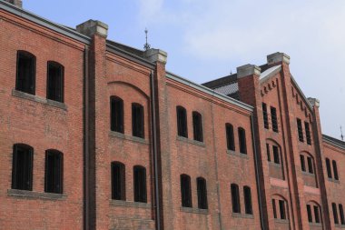 architecture of Yokohama Red Brick Warehouse, Japan 
