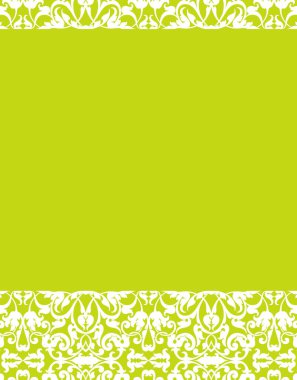 El çizimi çiçek elementleriyle soyut desen 