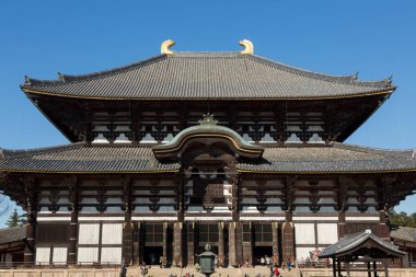 Toudaiji Tapınağının Büyük Buda Salonu
