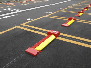 Açık hava parkının gündüz çekimi 