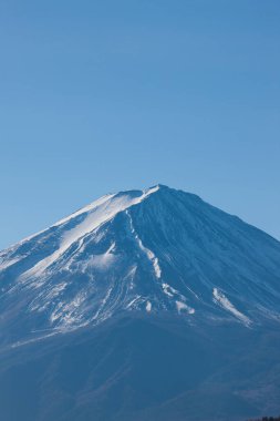 Japonya 'daki Fuji Dağı' nın doğa manzarası
