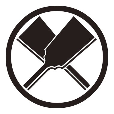 Geleneksel Japon aile arması illüstrasyonu