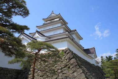 Aizuwakamatsu Kalesi Manzarası