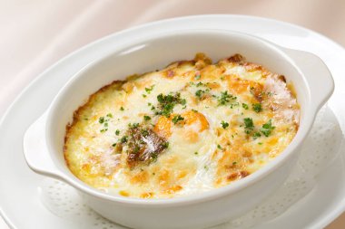 Lezzetli yiyeceklerin yakın görüntüsü