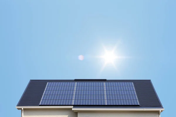 Solar Panels Electricity Power Concept — Stock Photo, Image