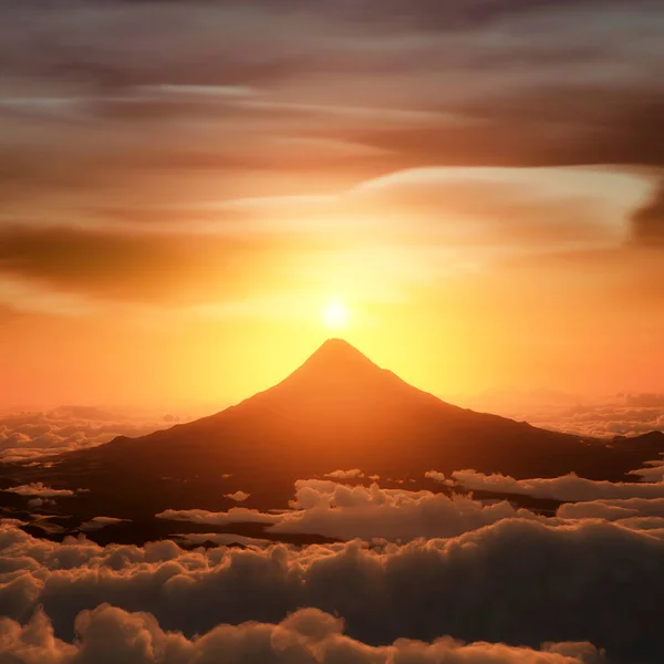 富士山の日の出 — ストック写真