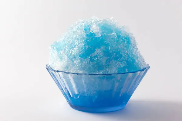 Cold Shaved Ice Background Close — Stock Photo, Image