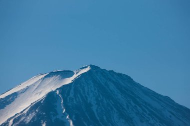 Japonya 'daki Fuji Dağı' nın doğa manzarası